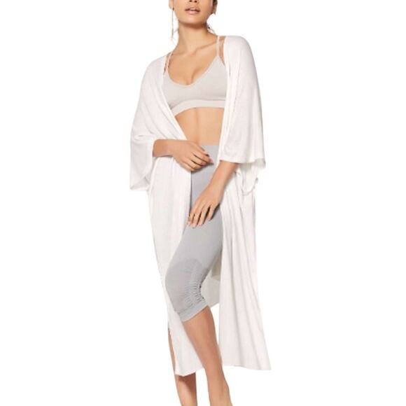 Lululemon OS Heart Opener Meditation Cloak Cream Ivory Soft Yoga - Picture 1 of 6